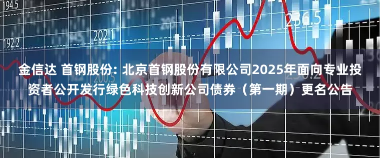 金信达 首钢股份: 北京首钢股份有限公司2025年面向专业投资者公开发行绿色科技创新公司债券（第一期）更名公告