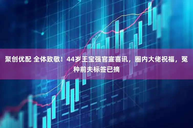 聚创优配 全体致敬！44岁王宝强官宣喜讯，圈内大佬祝福，冤种前夫标签已摘